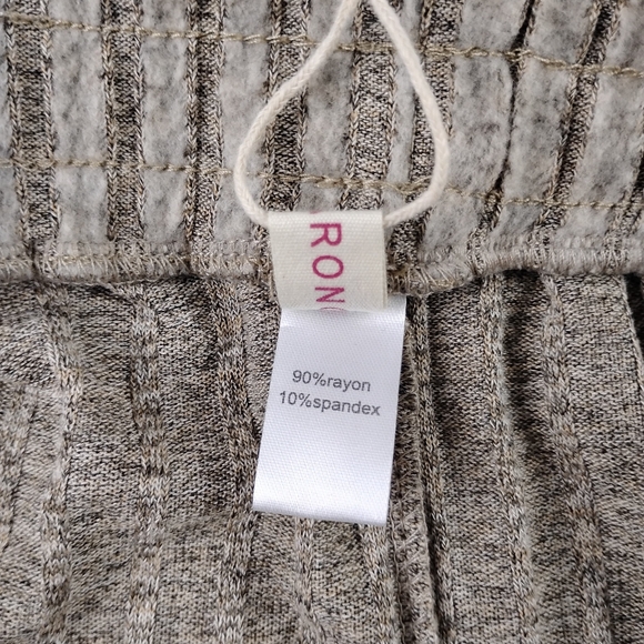 NWT Ribbed Knit Pant In Tan Size 2X - Picture 6 of 7